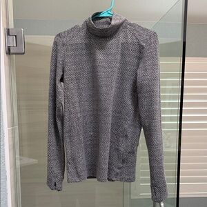 Lululemon Ready To Rulu Turtleneck In Running Luon Spray Jacquard size 8